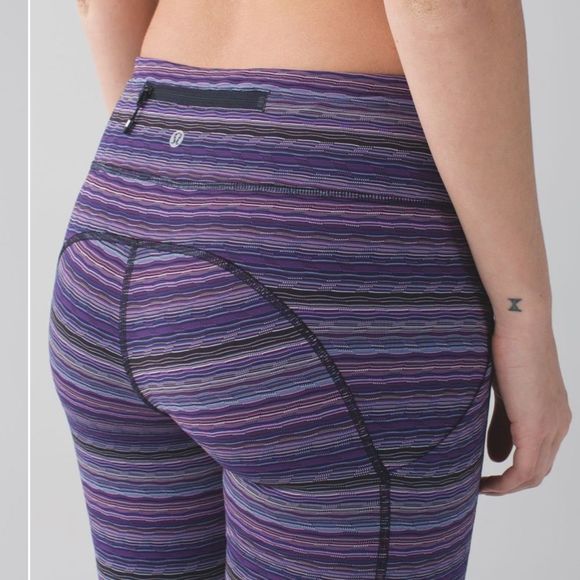 Lululemon Speed Tight  IV Leggings Space Dye Twist Ultra Violet - Picture 3 of 16